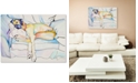 Trademark Global Pat Saunders-White 'Sleeping Beauty' 26" x 32" Canvas Wall Art
